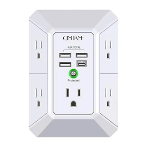 Розетка с USB, удлинитель и сетевой фильтр, QINLIANF