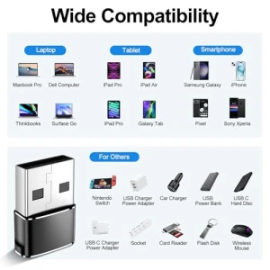 USB to USB C Adapter, xiwxi