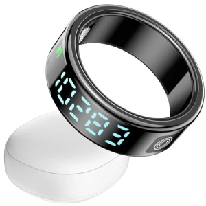 Умное кольцо, трекер здоровья, отслеживание сна, мониторинг сердечного ритма, фитнес-трекер, мониторинг уровня кислорода... — Умные кольца, SRZNJZ