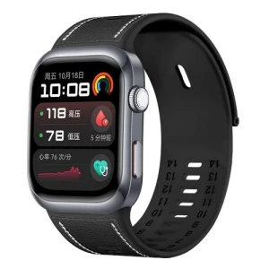 Гибкий ремешок для часов из силикона и кожи, Huawei