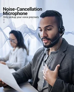 Гарнитура с микрофоном для ПК и ноутбука, FEABASK