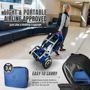 Ультралегкий складной электрический скутер для взрослых и пожилых — Электросамокаты, ZiiROBOT