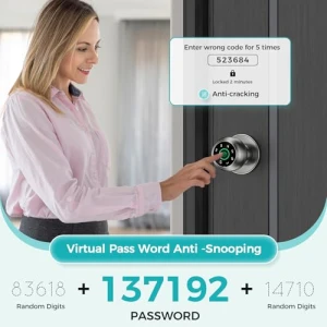 Умный дверной замок с отпечатком пальца — Умные замки, HEI LIANG