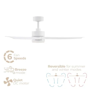 Умный потолочный вентилятор с LED подсветкой — Умные вентиляторы, East Grove Home