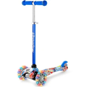 3-колесный LED самокат для детей, CityPartner