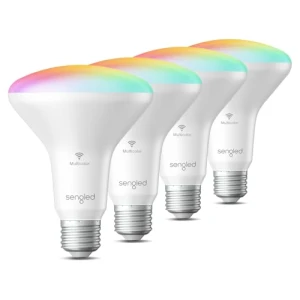 Умные светодиодные лампы BR30 с изменяемым цветом (4 шт.) — Умные лампы, Sengled