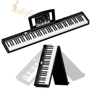 Электронная клавиатура 88 клавиш, складная, сенсорная, Kayomart