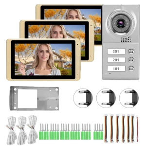 Дверной звонок с 3 мониторами — Видеодомофоны, GoolRC