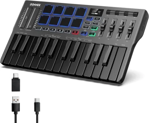 Контроллер клавиатуры USB MIDI с 25 клавишами, AniWorld