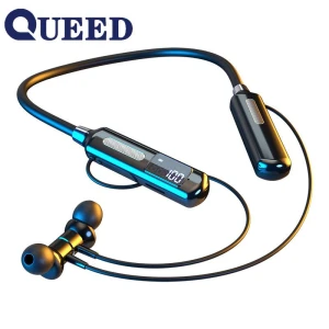Умная гарнитура с цифровым дисплеем и шагомером — Фитнес-браслеты, QUEED