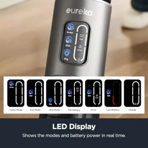 Беспроводной пылесос и швабра 2-в-1 для влажной и сухой уборки — Роботы-пылесосы, Eureka