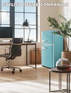 Ретро холодильник с морозильной камерой, Anypro