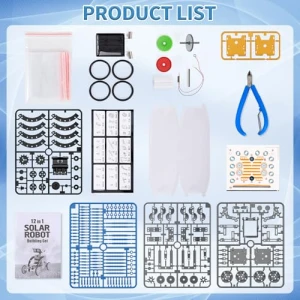 Образовательный солнечный робот 12-в-1 — STEM-наборы, WATUDOU