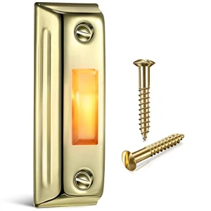 Металлическая кнопка дверного звонка с LED подсветкой, Dreyoo