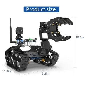 Умный робот-машина с роботизированной рукой и HD камерой — Роботы для программирования, XiaoR GEEK