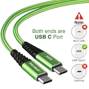 USB C кабель для быстрой зарядки 4-упаковка, Bynccea