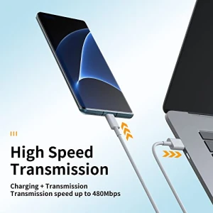 Кабель USB C (5 штук 1+1+1+1.8+1.8м), USB A на USB C для быстрой зарядки, Hrbzo