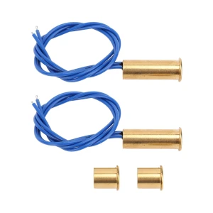 2 комплекта магнитных герконовых переключателей AC220V латунь NC для системы сигнализации, Neoglint