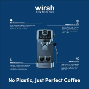 Полуавтоматическая кофемашина для эспрессо — Кофемашины, wirsh