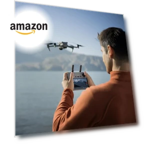 Дрон с двойной камерой и комплектом для полетов — Квадрокоптеры и дроны, DJI