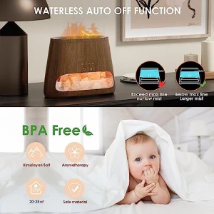 Гималайская солевая лампа-диффузор 2-в-1 — Аромадиффузоры, SALKING