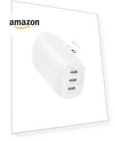 3-портовое USB-C зарядное устройство с PPS 67W — Зарядные устройства, Belkin