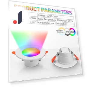 RGB LED Downlight — Точечные светильники, Wrigleys