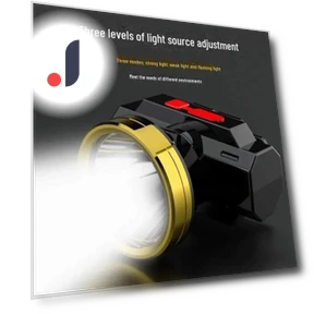 Светодиодный налобный фонарь с зарядкой через USB — Фонарики, AI Supermarket