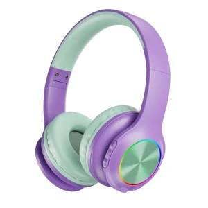 Детские беспроводные наушники с LED-подсветкой, Candy Bila