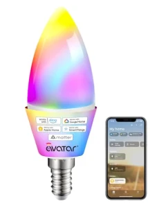 Умная светодиодная лампа Candelabra, Avatar Controls