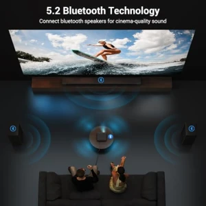 Смарт-проектор с поддержкой Netflix, 4K, Wi-Fi и Bluetooth — Проекторы, HAPPRUN