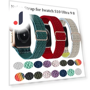 Эластичный нейлоновый ремешок для Apple Watch — Ремешки для часов, Smartwatch Accessories