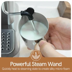 Кофемашина для эспрессо с капучинатором, ChefAidPower