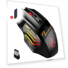 Беспроводная игровая мышь с RGB подсветкой — Коврики для мыши, Jumaocun-Fashions