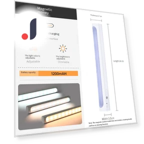 Светодиодная сенсорная ночная лампа с USB зарядкой — Настольные лампы, Binchi Lighting Appliances