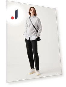 Умные укороченные брюки с 2-сторонним растяжением — Повседневные, Uniqlo