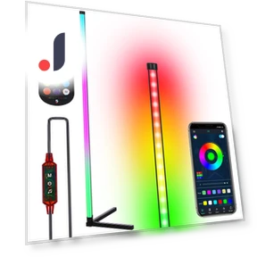 Угловая LED лампа с RGB подсветкой — Напольные светильники, TOMTOP JMS