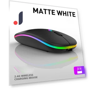Бесшумная беспроводная мышь с RGB подсветкой — Коврики для мыши, Living style