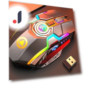 Беспроводная игровая мышь с подсветкой — Коврики для мыши, popmall