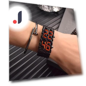 Светодиодные часы Lava Steel Band Watch — Часы и аксессуары, Lava