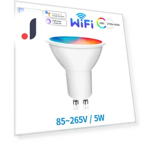 Умные светодиодные лампы WiFi GU10 RGB — Светодиодные, Lntelligent Living Hall