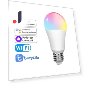 Умная лампочка E27 светодиодная RGB — Светодиодные, Rainbow Rain