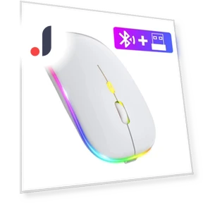 Беспроводная мышь с RGB подсветкой — Коврики для мыши, Meiteai-All