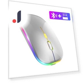 Беспроводная мышь с RGB подсветкой — Коврики для мыши, Meiteai-All