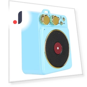 Ретро Bluetooth 5.0 Динамик с Smart Voice Broadcast для MP3 TF Card — Портативные музыкальные системы, Honor Electronics