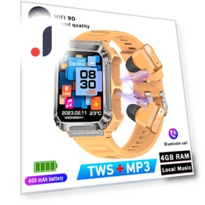 Умные часы 3 в 1 — Браслеты и клипсы, Tiktop2
