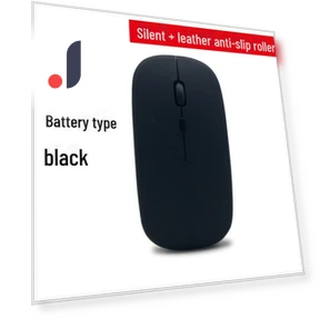 Ультратонкая бесшумная двухрежимная оптическая Bluetooth-мышь с дисплеем Power Display — Коврики для мыши, Computer boost