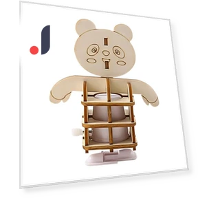 Ходячий медведь Робот STEM Комплект — Конструкторы, Safety toy