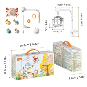 Детская кроватка Mobile с проекционным ночником — Видеоняни, Toys-Glory Fourall