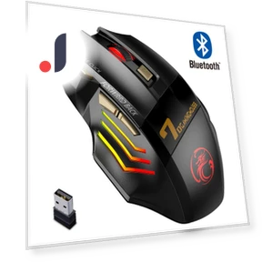 Перезаряжаемая беспроводная мышь Bluetooth — Коврики для мыши, Essager Electronic
